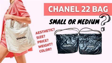 chanel packaging bag|chanel 22 bag size comparison.